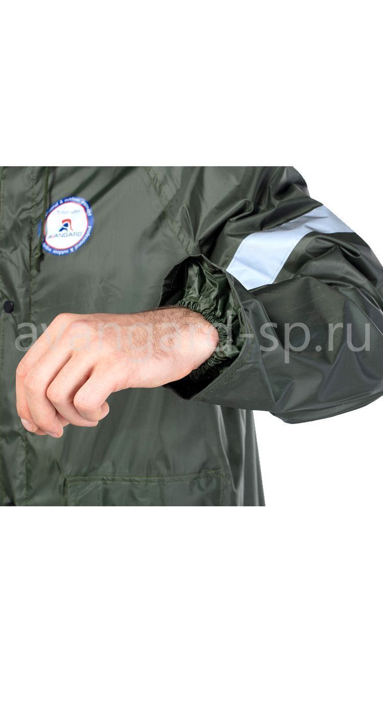 Плащ влагозащитный "Triton ultra" зеленый  цена